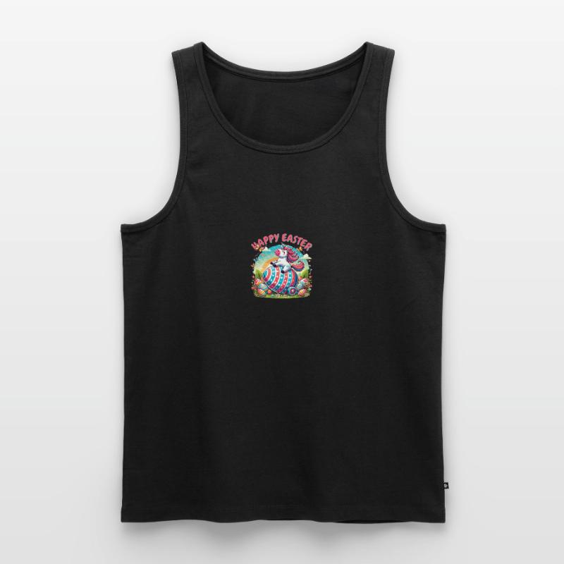 Easter Happy Easter Easter Bunny Easter Egg Spring Men's Premium Organic Tank Top