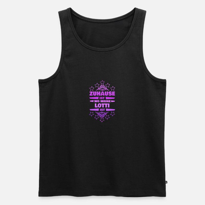 Lotti - Männer Premium Bio Tank Top - Schwarz