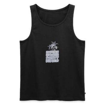 Zypern - Männer Premium Bio Tank Top - Schwarz - Vorne - AI Model Male 178 light (178cm)