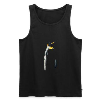 manchot - Débardeur bio Premium Homme - noir - Devant - Michal (187cm)