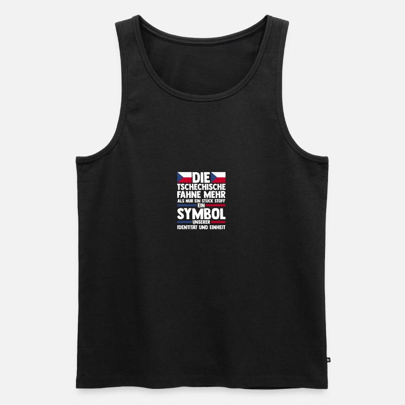 Tschechen Tschechisch Tschechien - Männer Premium Bio Tank Top - Schwarz