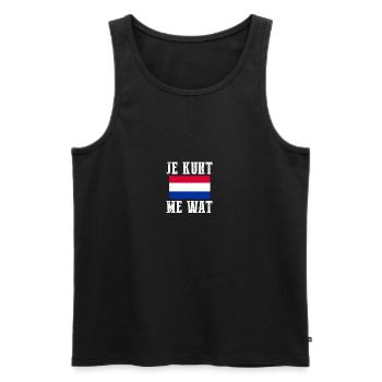 Pays-Bas Pays-Bas - Débardeur bio Premium Homme - noir - Devant - Michal (187cm)
