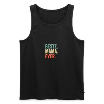 Meilleure maman de tous les temps - Débardeur bio Premium Homme - noir - Devant - Michal (187cm)