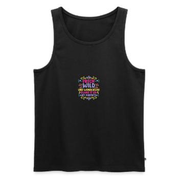 Daughters Daughter - Men's Premium Organic Tank Top - black - Front - AI Model Male 178 light (178cm)