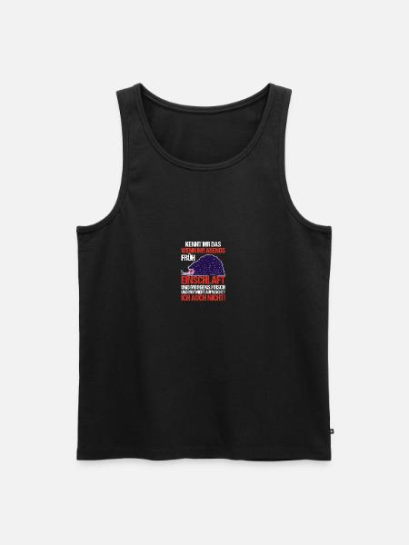 Lazy Liser Liser Motivation Hérisson - Débardeur bio Premium Homme - noir