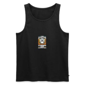 Soudage Soudeurs Soudeurs - Débardeur bio Premium Homme - noir - Devant - Michal (187cm)