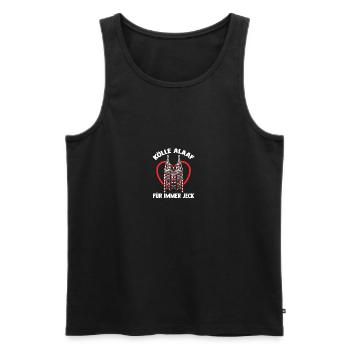 Kölle Alaaf Jecken Carnival Cologne Carnival - Men's Premium Organic Tank Top - black - Front - Michal (187cm)