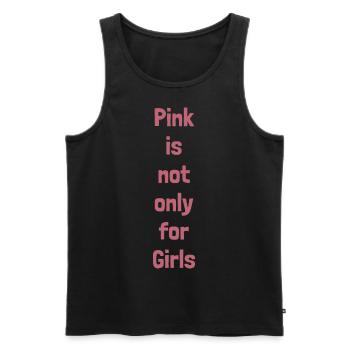 Gleichberechtigung Regenbogen Diversität Inklusion - Männer Premium Bio Tank Top - Schwarz - Vorne - AI Model Male 178 light (178cm)