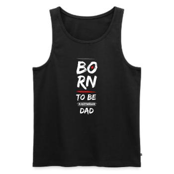 Born to be Rottweiler - Männer Premium Bio Tank Top - Schwarz - Vorne - Michal (187cm)