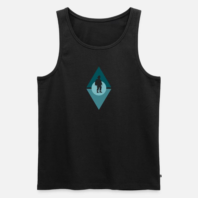Feuerwehr Freiwillige - Männer Premium Bio Tank Top - undefined