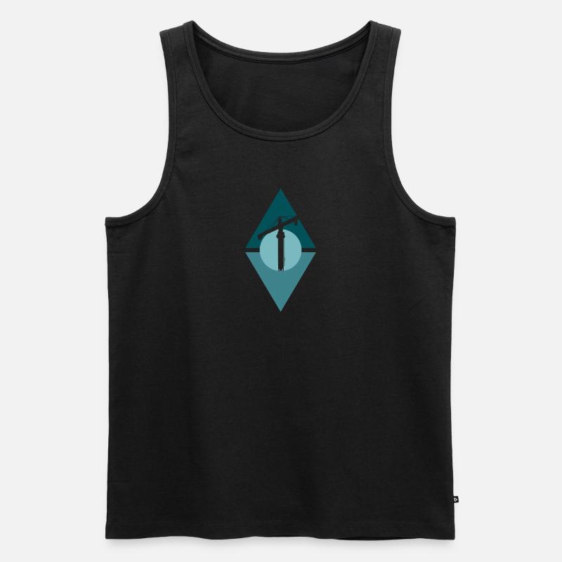 Baustelle Bauarbeiter - Männer Premium Bio Tank Top - undefined