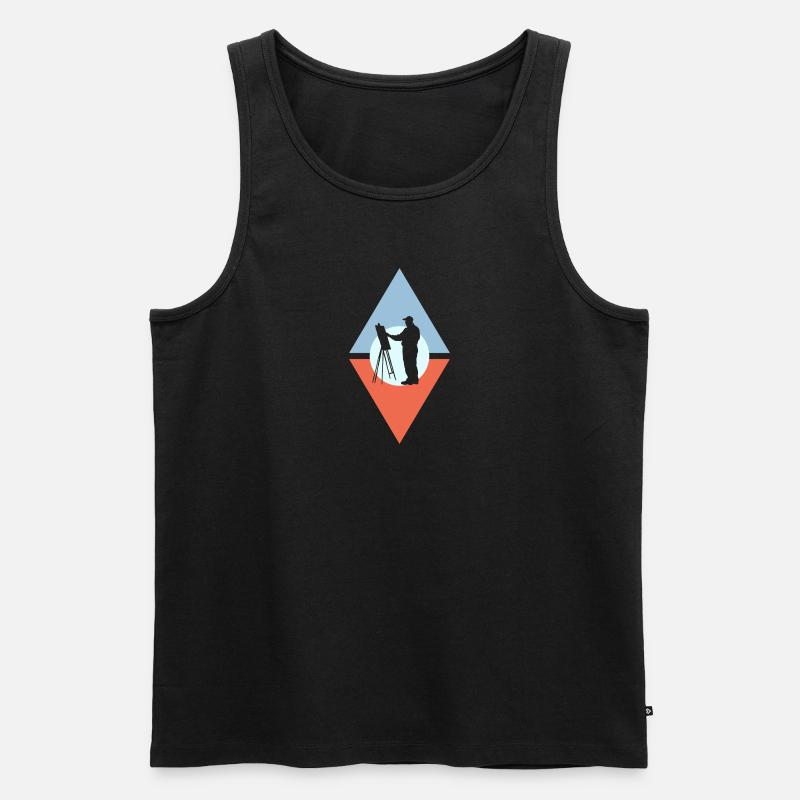 Malen Maler Malerei - Männer Premium Bio Tank Top - Schwarz