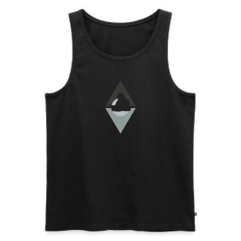 Informatik Cybersecurity - Männer Premium Bio Tank Top - Schwarz - Vorne - Michal (187cm)