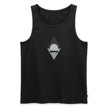 Réglage du véhicule à la dérive - Débardeur bio Premium Homme - noir - Devant - AI Model Male 178 light (178cm)