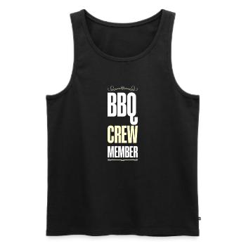 Équipe de barbecue - Débardeur bio Premium Homme - noir - Devant - Michal (187cm)