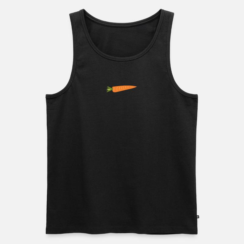 Lecker Möhrchen - Männer Premium Bio Tank Top - undefined