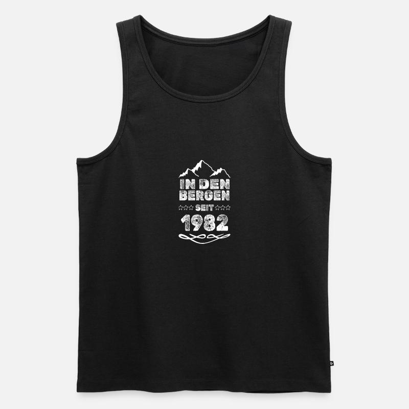 seit 1982 - Männer Premium Bio Tank Top - Schwarz
