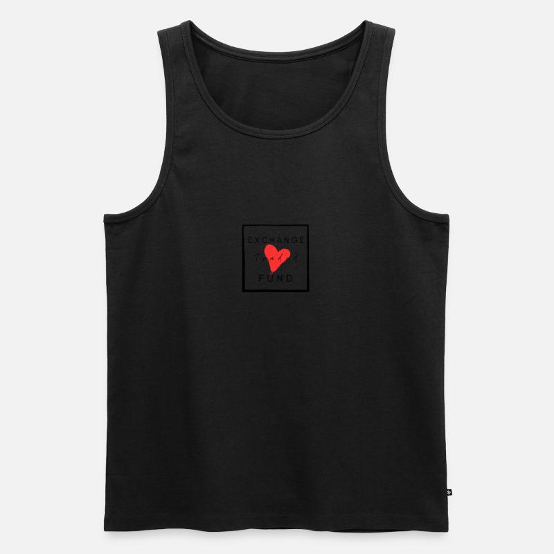 I LOVE ETF! - Männer Premium Bio Tank Top - Schwarz
