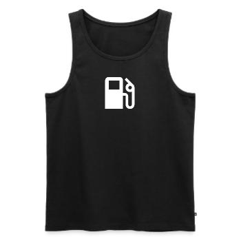 | dispenser White | Gift - Men's Premium Organic Tank Top - black - Front - AI Model Male 178 light (178cm)