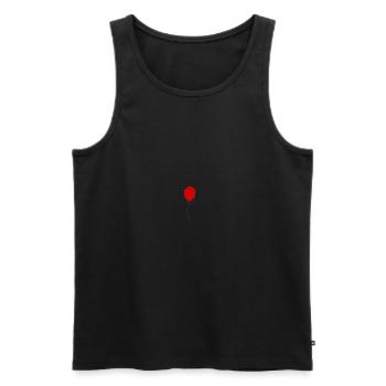 The Balooninator - Men's Premium Organic Tank Top - black - Front - Michal (187cm)