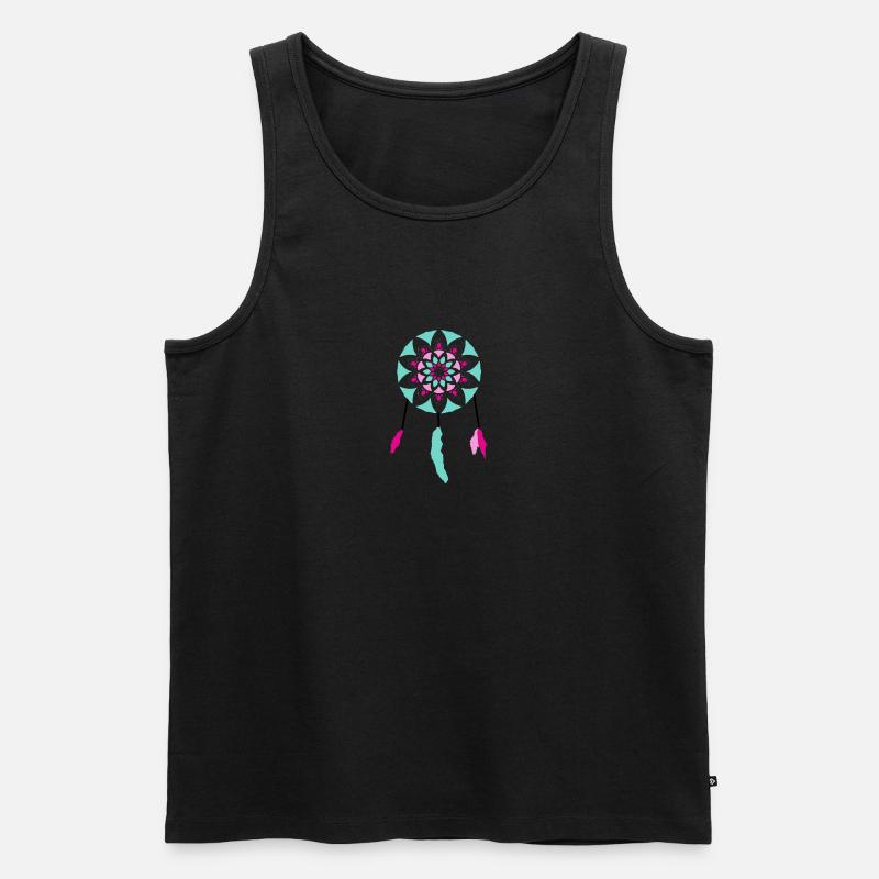 Traumfänger - Männer Premium Bio Tank Top - Schwarz