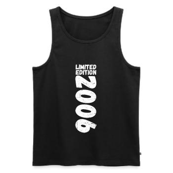 16. Geburtstag Junge Mädchen 16 Jahre 2006 Spruch - Männer Premium Bio Tank Top - Schwarz - Vorne - Michal (187cm)