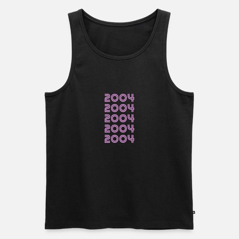 2004 - Männer Premium Bio Tank Top - Schwarz