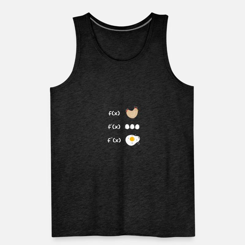 Derivation function chicken math Men's Premium Organic Tank Top