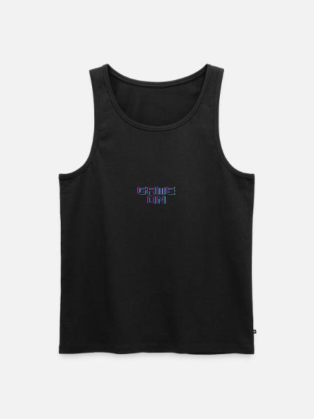 GameOn Design - Männer Premium Bio Tank Top - Schwarz