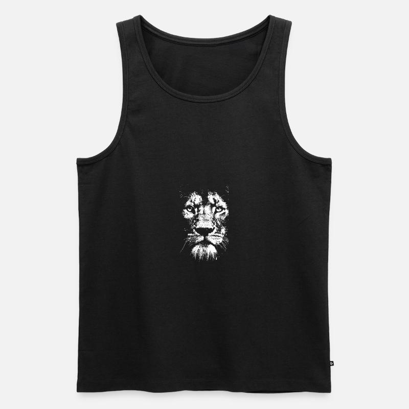 Lyon - Männer Premium Bio Tank Top - Schwarz