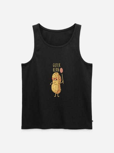 Peanut good kernel - Men's Premium Organic Tank Top - black