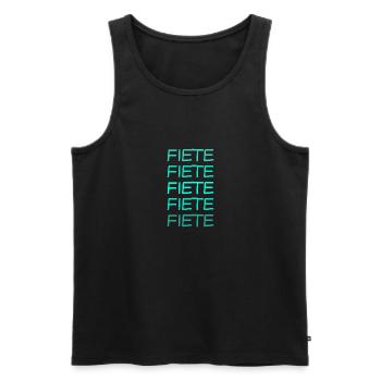 Geschenk für Fiete - Männer Premium Bio Tank Top - Schwarz - Vorne - AI Model Male 178 light (178cm)