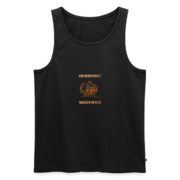 Brauer Bier Brauen Braumeister Hopfen Geschenk - Männer Premium Bio Tank Top - Schwarz - Vorne - Michal (187cm)