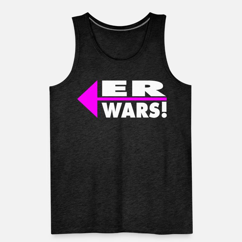 Er wars! Partner- oder Partyshirt Männer Premium Bio Tank Top