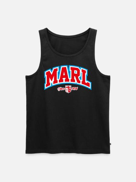 MARL - Männer Premium Bio Tank Top - Schwarz