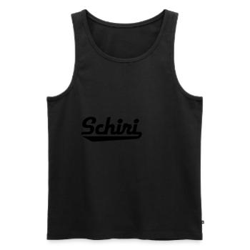 Schiedsrichter - Männer Premium Bio Tank Top - Schwarz - Vorne - Michal (187cm)