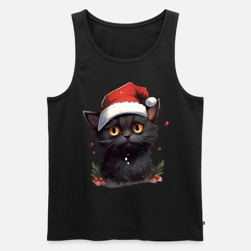 Schnurrbart-Wünsche - Männer Premium Bio Tank Top - Schwarz