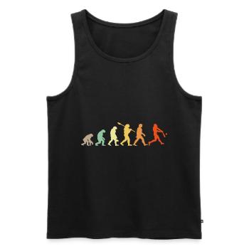 Ich kann nicht Baseball haben - Männer Premium Bio Tank Top - Schwarz - Vorne - AI Model Male 178 light (178cm)