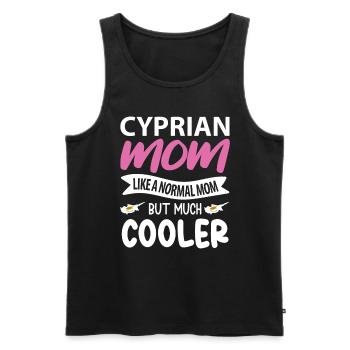 Zypern - Männer Premium Bio Tank Top - Schwarz - Vorne - Michal (187cm)