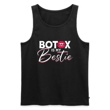 Botox - Männer Premium Bio Tank Top - Schwarz - Vorne - AI Model Male 178 light (178cm)