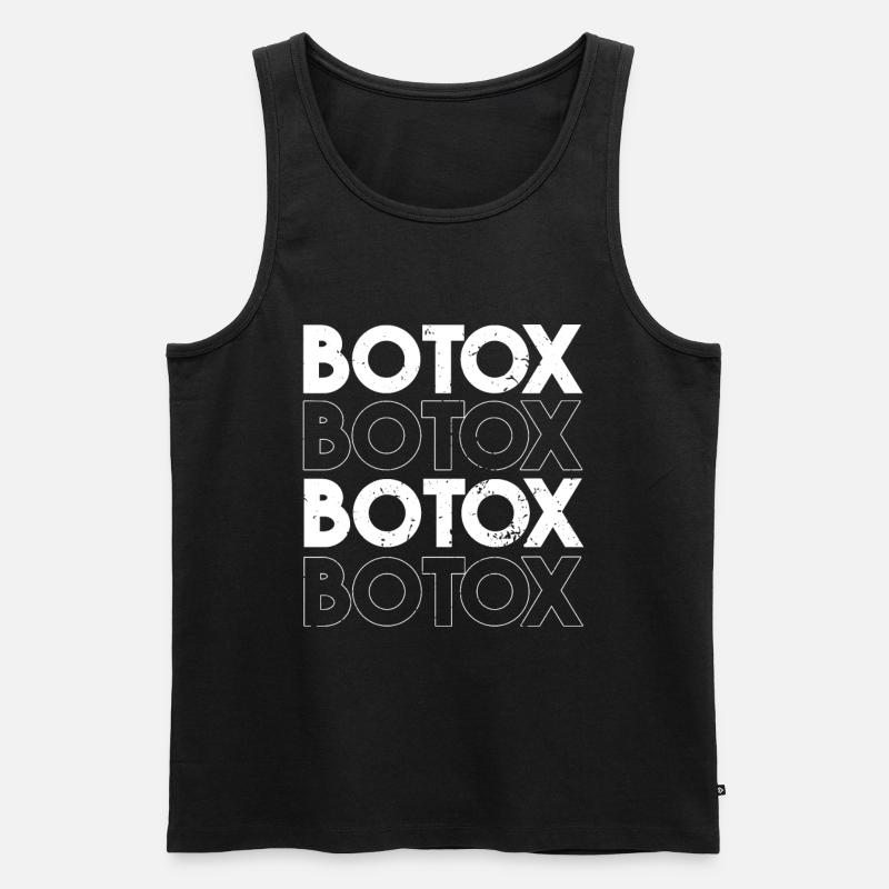Botox - Männer Premium Bio Tank Top - Schwarz