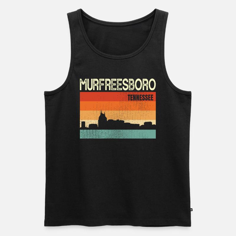 Murfreesboro - Männer Premium Bio Tank Top - Schwarz