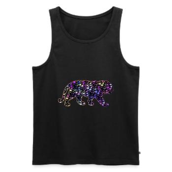 Lustige Tiger-Geschenkidee - Männer Premium Bio Tank Top - Schwarz - Vorne - Michal (187cm)