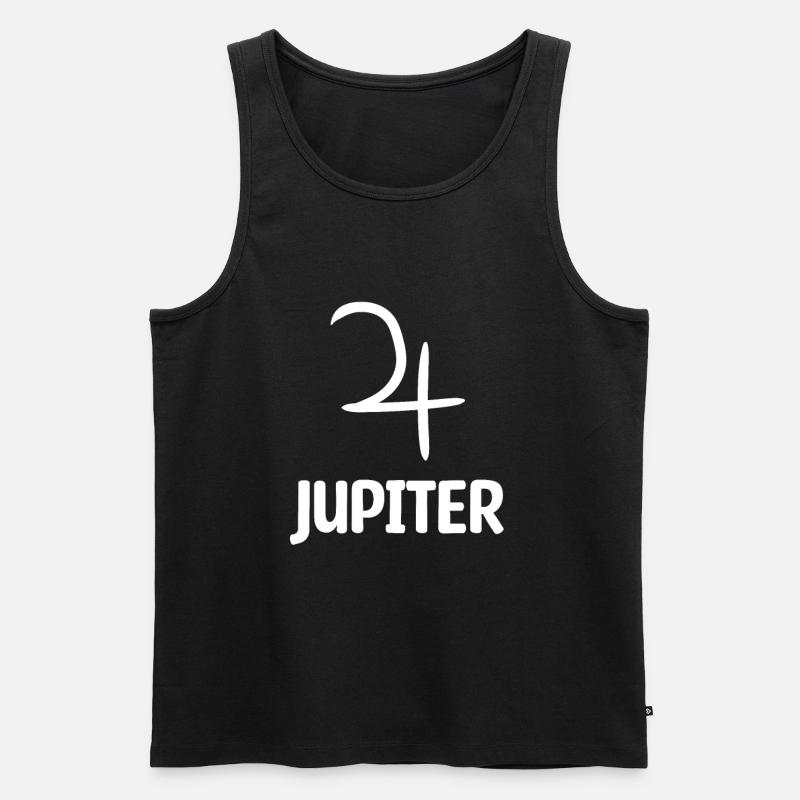 Jupiter - Männer Premium Bio Tank Top - Schwarz