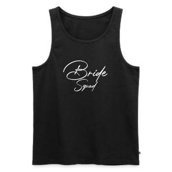 Bride Squad Team Bride Bachelorette - Débardeur bio Premium Homme - noir - Devant - AI Model Male 178 light (178cm)