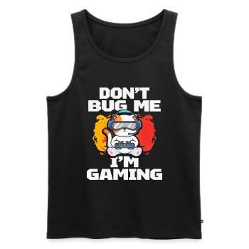 Gaming Gaming Computer Games Gift - Men's Premium Organic Tank Top - black - Front - AI Model Male 178 light (178cm)