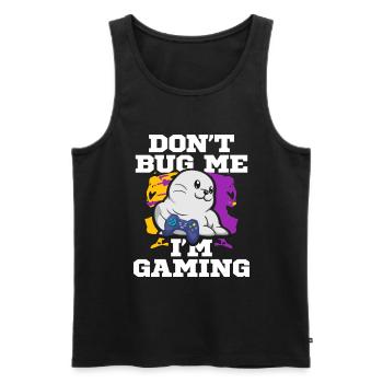 Gaming Gaming Computer Games Gift - Men's Premium Organic Tank Top - black - Front - AI Model Male 178 light (178cm)