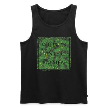 Vollgas Unter Palmen Sauf Gruppenoutfit - Männer Premium Bio Tank Top - Schwarz - Vorne - Michal (187cm)