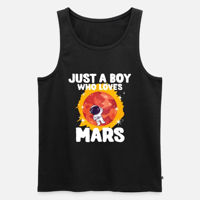 Mars Planet Gift - Men's Premium Organic Tank Top - black