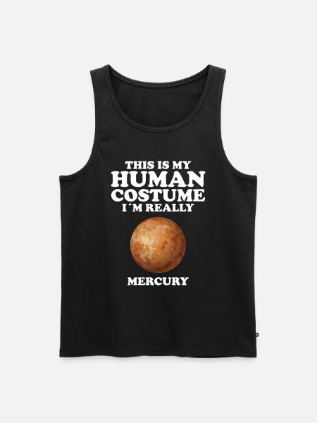 Mercury - Men's Premium Organic Tank Top - black